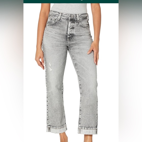 Ag Adriano Goldschmied Denim - AG Alexxis Crop High Rise Vintage Fit Straight Jeans